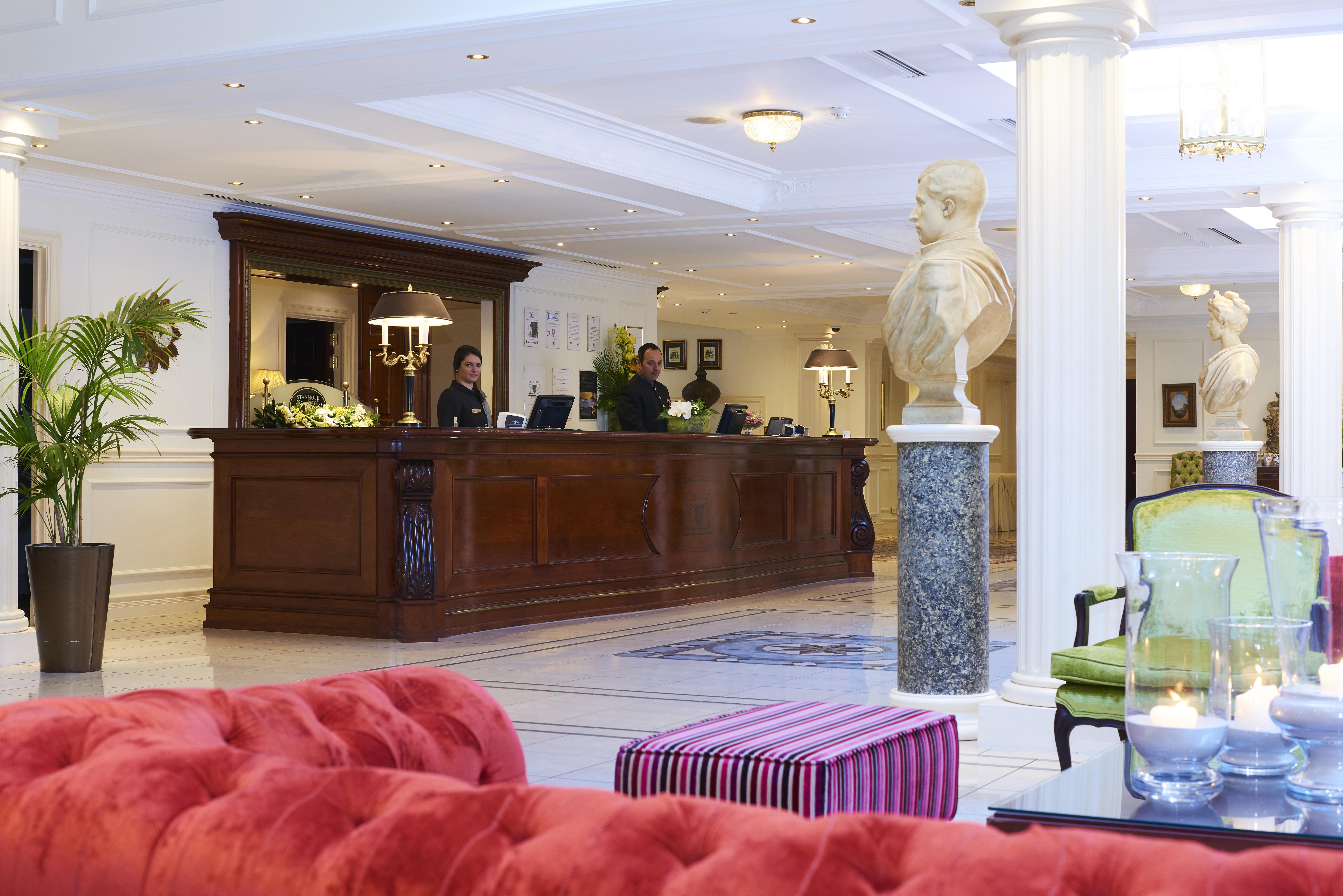 Stanhope Hotel By Thon Hotels Bruxelles Esterno foto The lobby of the hotel
